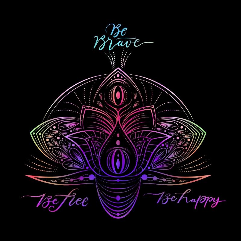 Colorful Sparkle Mandala Pattern