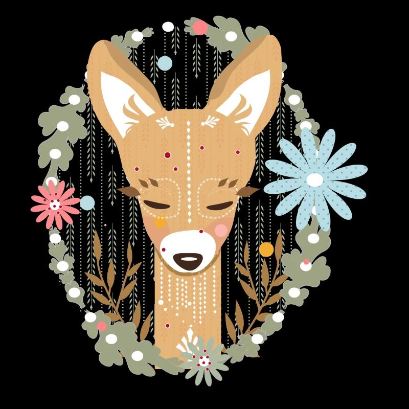 A deer in the forest