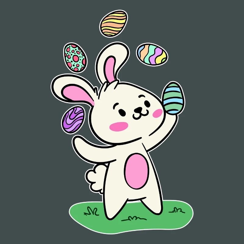 Easter bunny Easter bunny Easter eggs Happy Easter