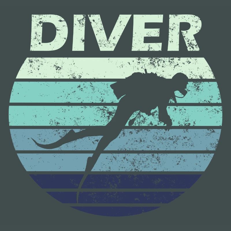 Diver diving