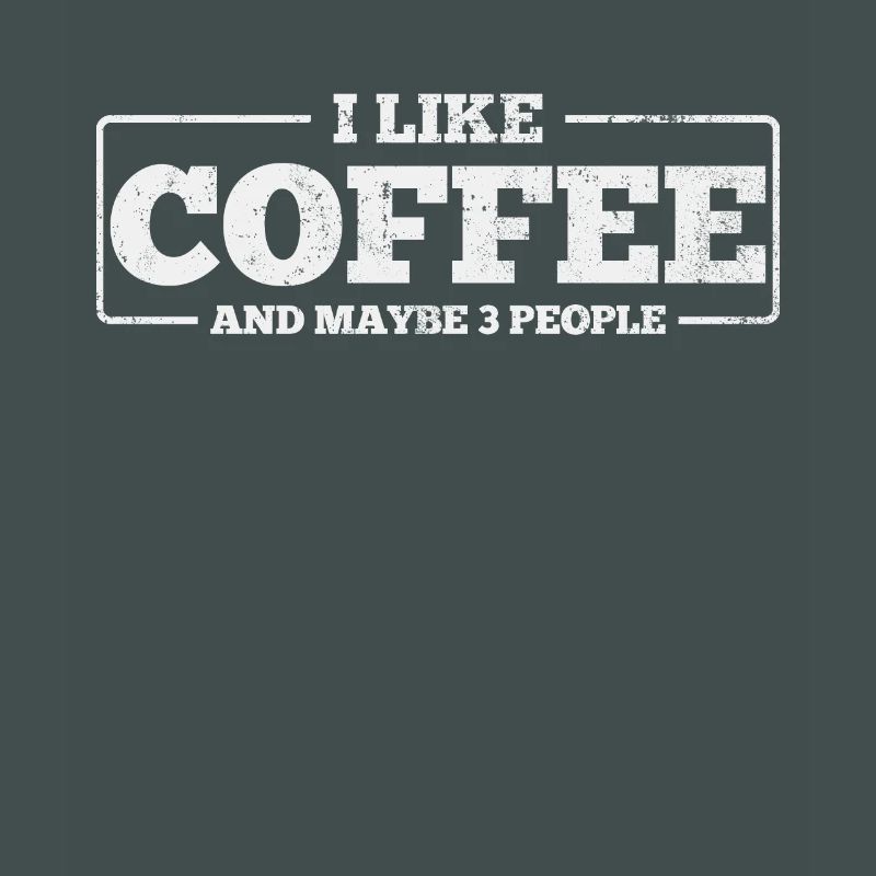 Kaffee introvertiert Kaffeetrinker