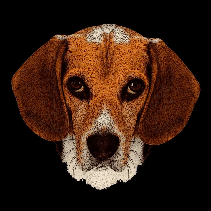 jagdhunde, Beagle leinwand optik