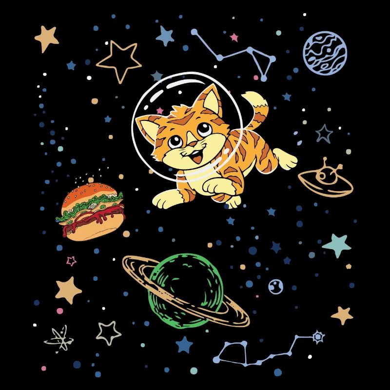 Chat joueur dans l’aventure spatiale