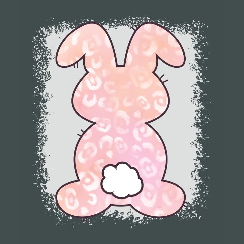 Leopard Print Bleached Easter