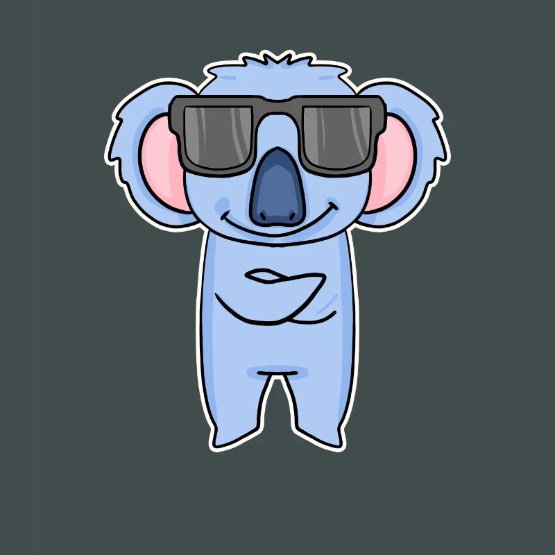 Koala mit Brille