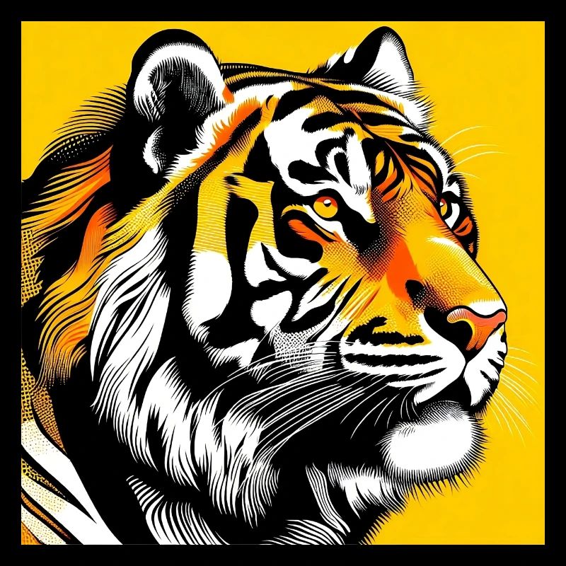 Tiger Pop Art