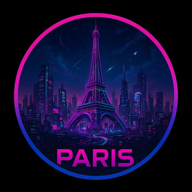 Paris Souvenir Cyberpunk