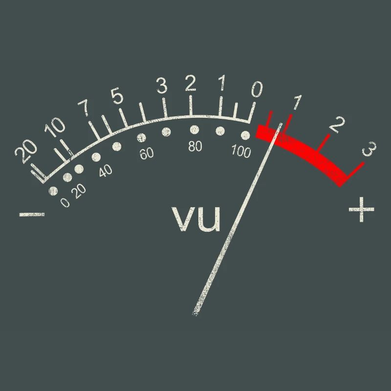 Retro-VU-Messgerät
