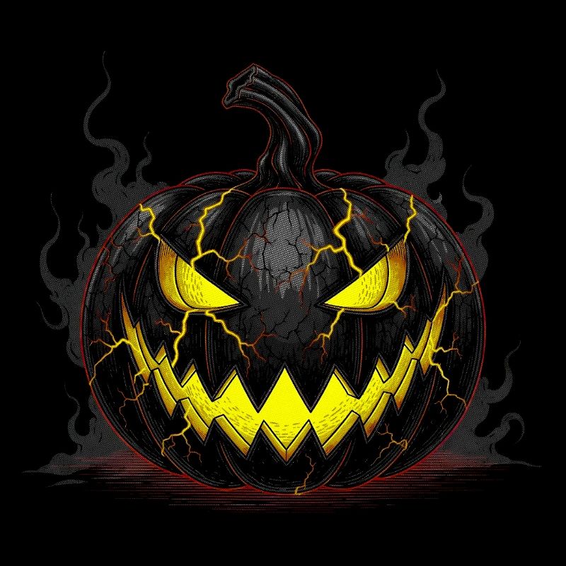 Evil Lightning Pumpkin