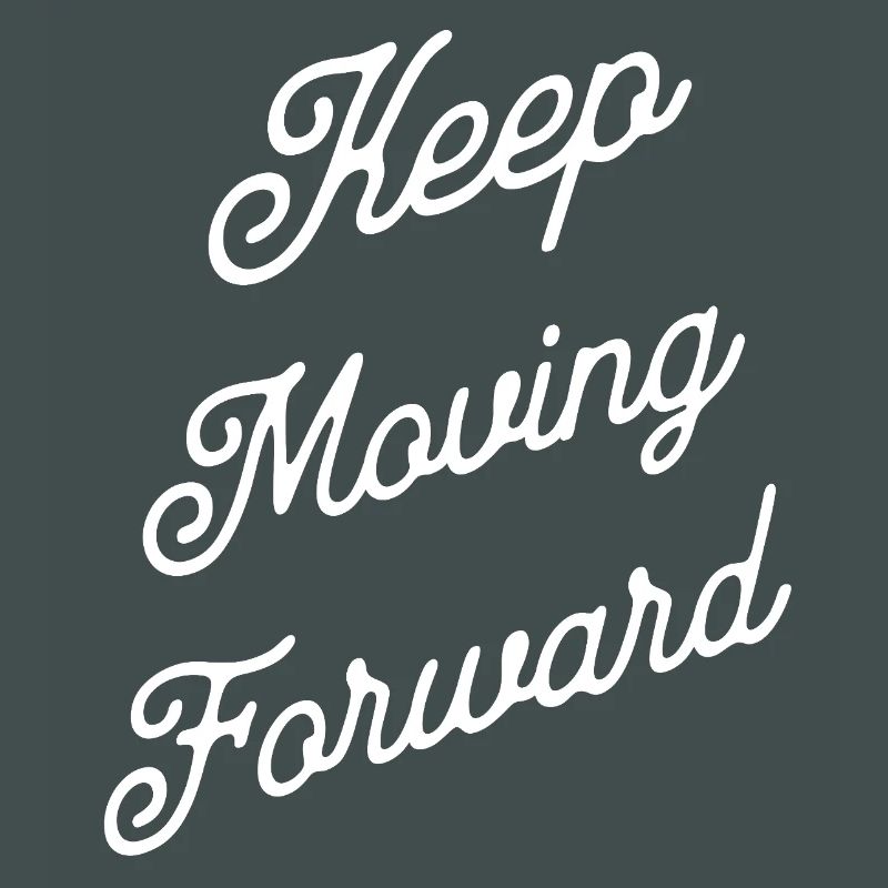 Avance Toujours Lettrage Script