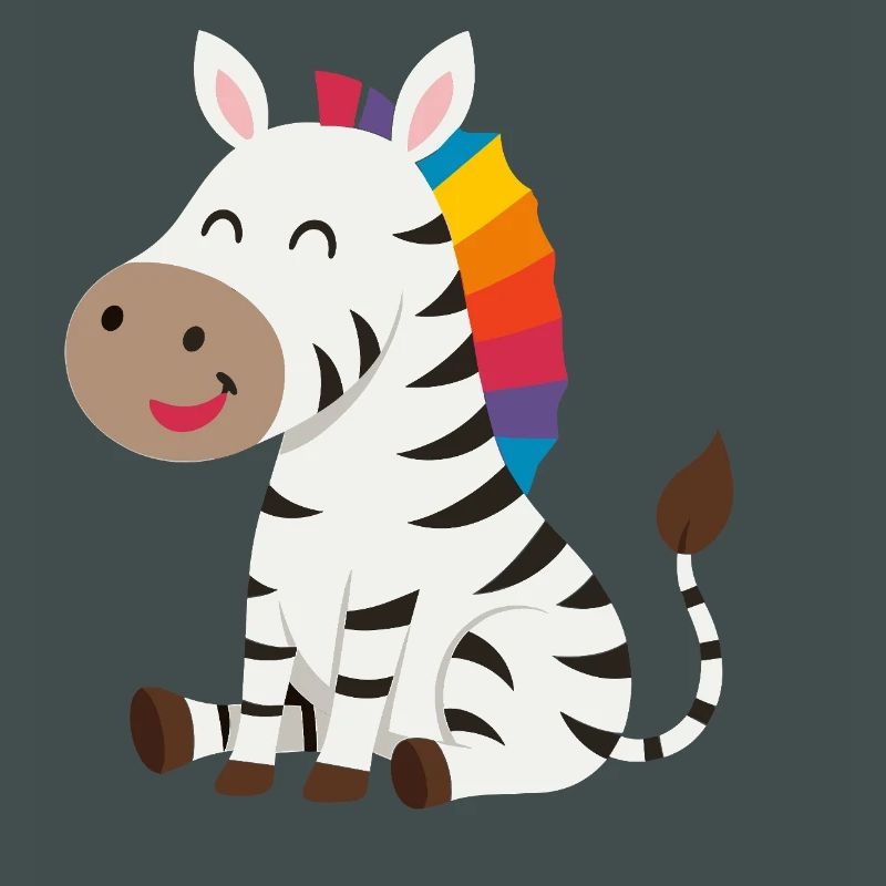 Süßes Zebra Design