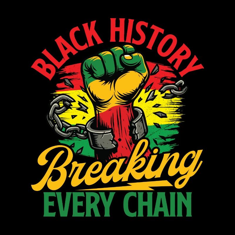 Black History Breaking Every Chain - African