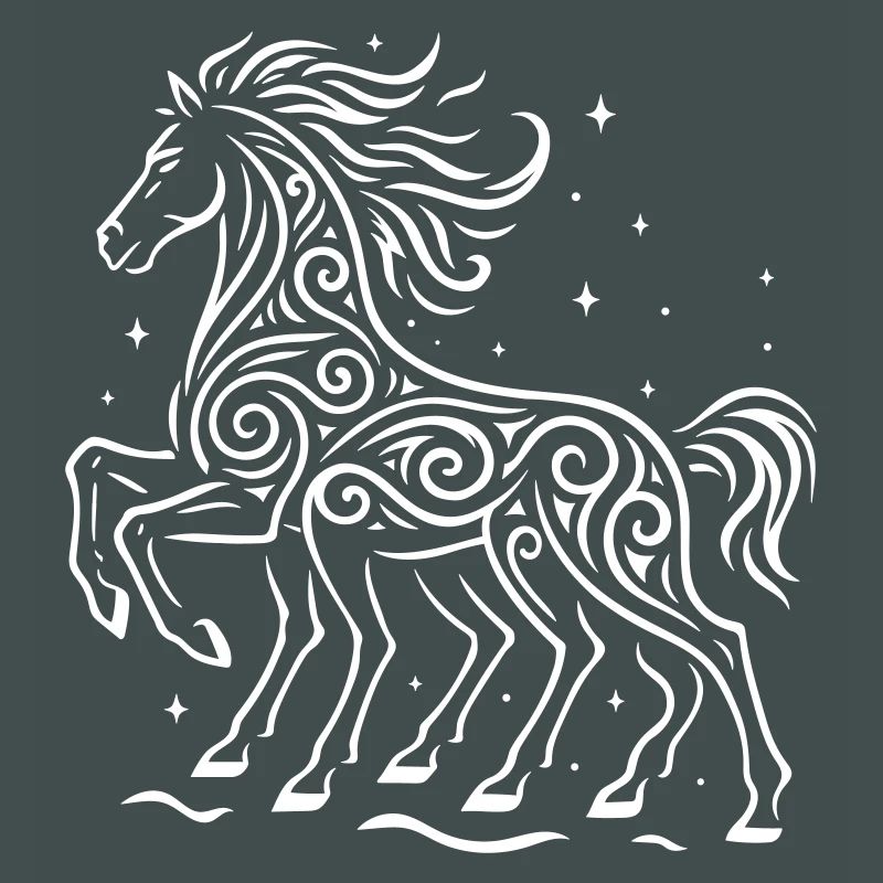 Rauhnächte Odins Pferd Sleipnir - Wilde Jagd