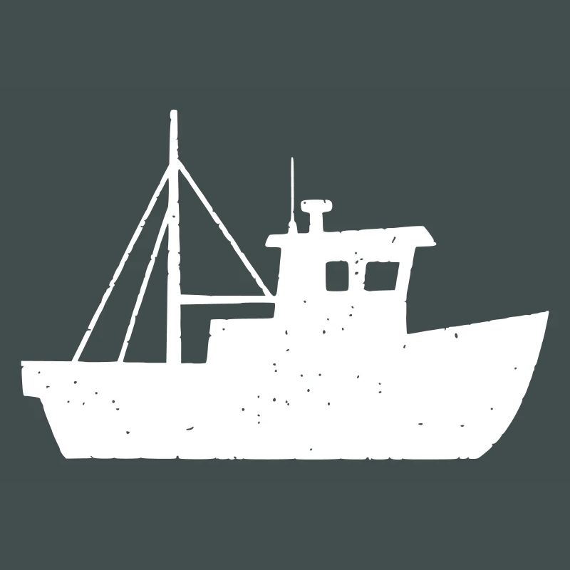Fischkutter Boot Nordsee Vektor