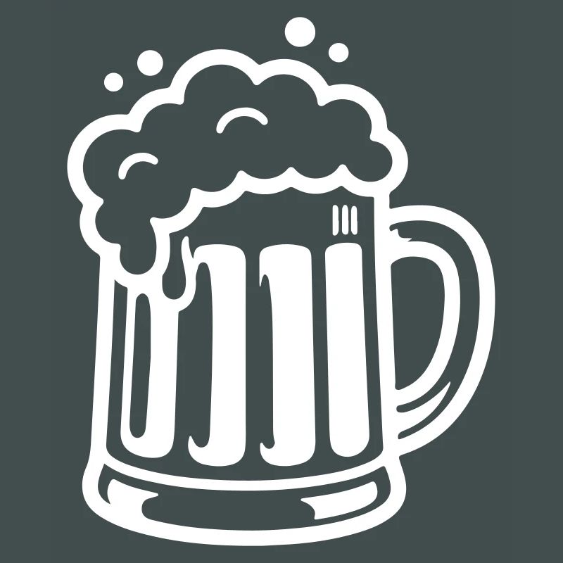 Bierkrug Comic Bier