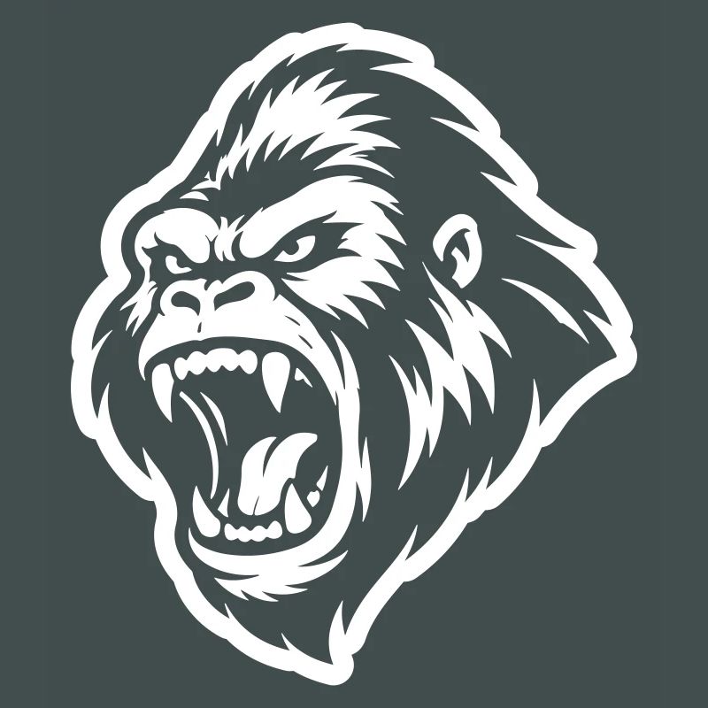 Gorilla Aggressiv