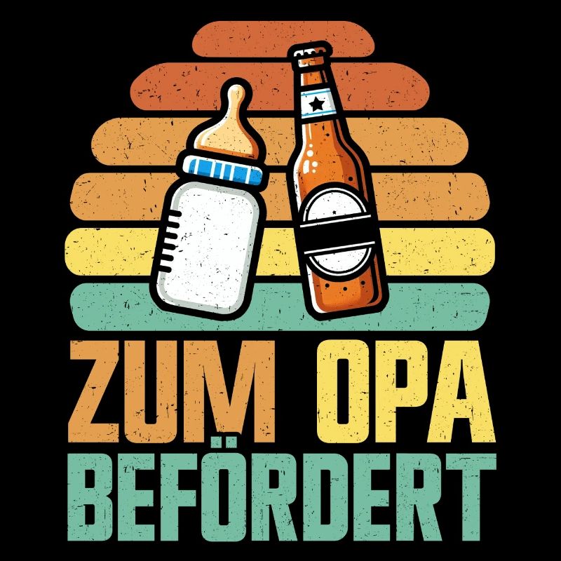 Zum Opa Befördert Retro Großvater Pops Großeltern