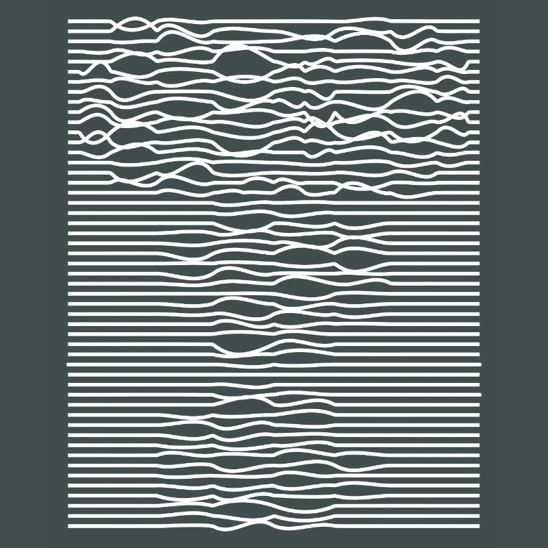 Wavy Stripes Optical Illusion