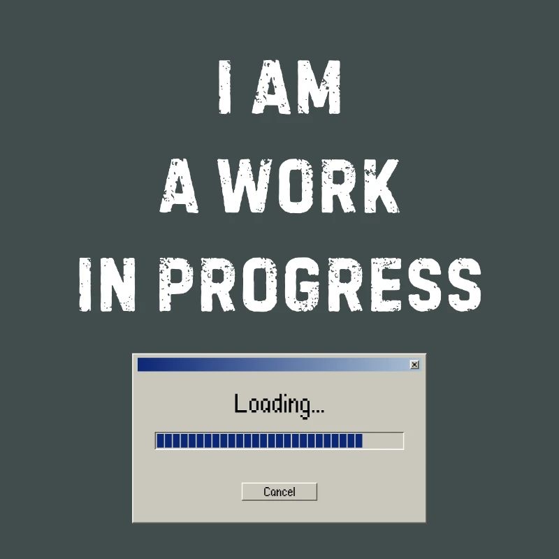 Work in progress – Loading bar - Travail bureau