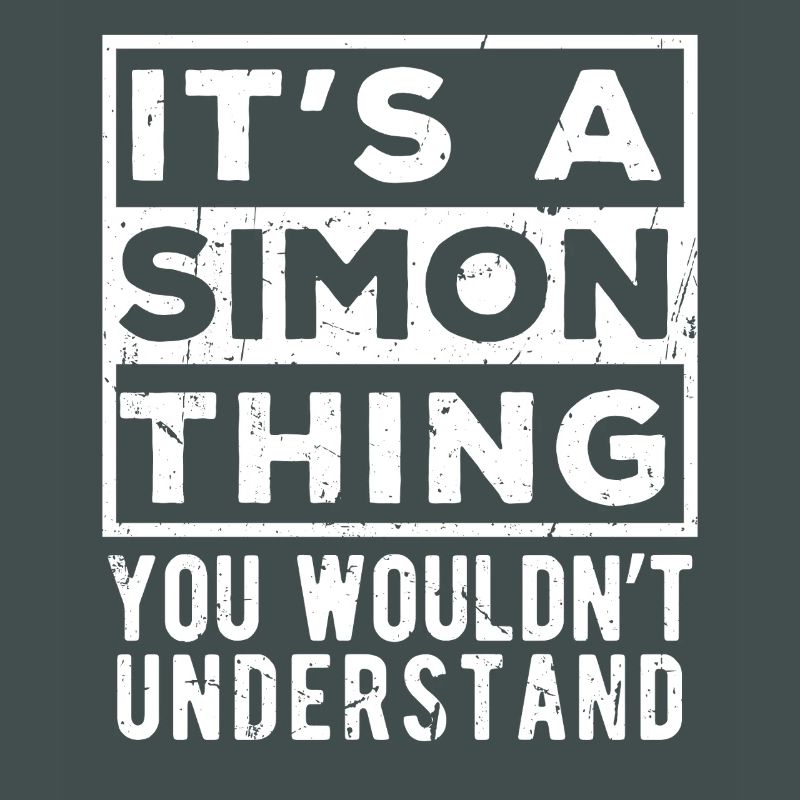 C’est une chose de Simon que tu ne comprendrais pas