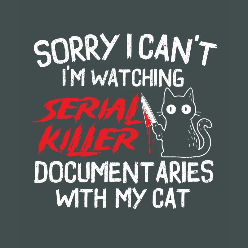 Watching Serial Killer Docs With Cat
