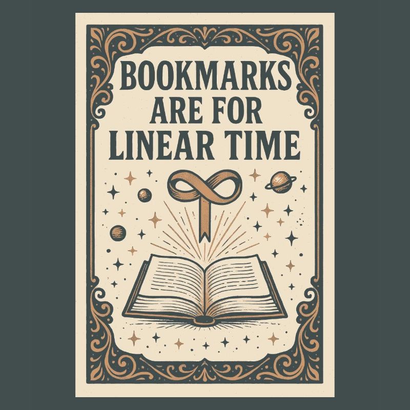 Linear Time Bookmarks | Sci-Fi Book