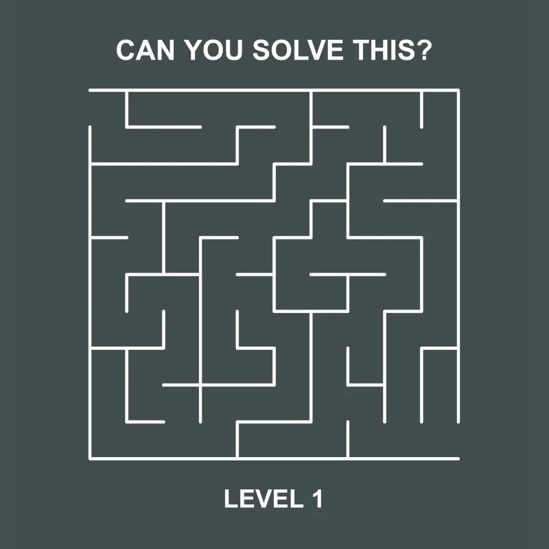 Maze Puzzle Challenge – Can You Solve This? Level1