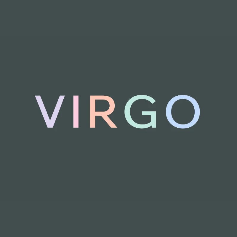 Pastel Virgo Gradient Typeface