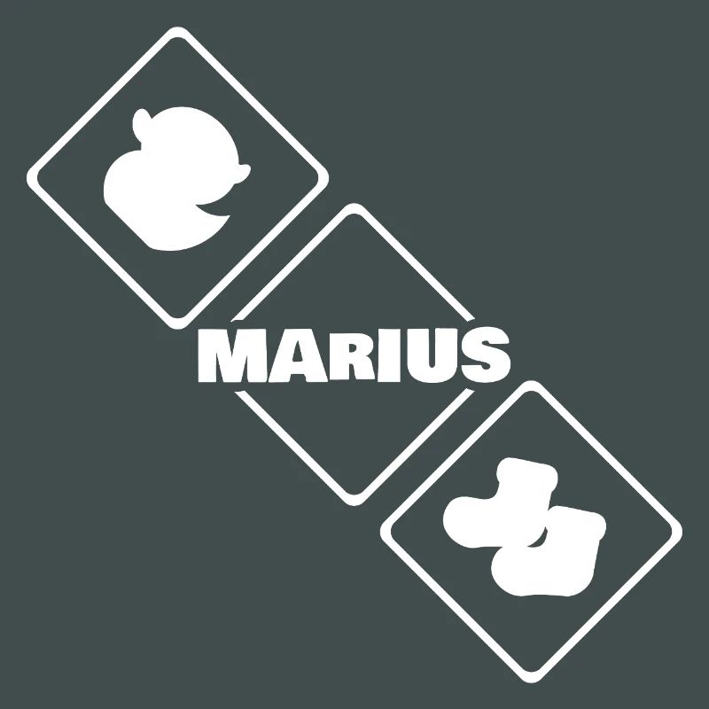 Oiseau avec le logo Marius Diamant