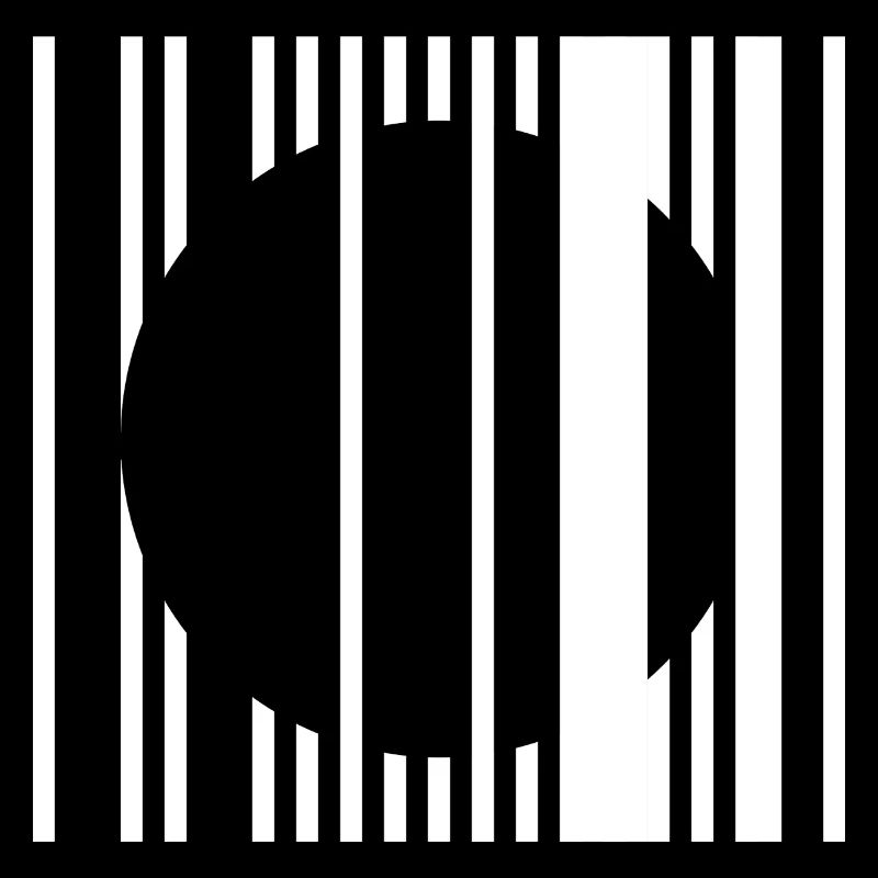 Vertical Stripe Circle