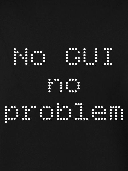 No GUI no problem