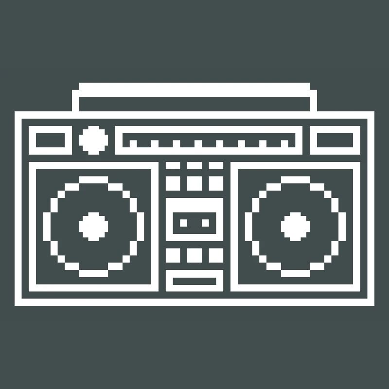 Ghetto Blaster: stile retrò, musica e pixel