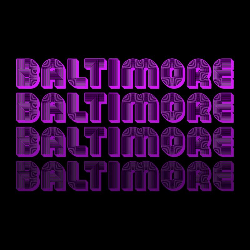 Baltimore Neon Grid
