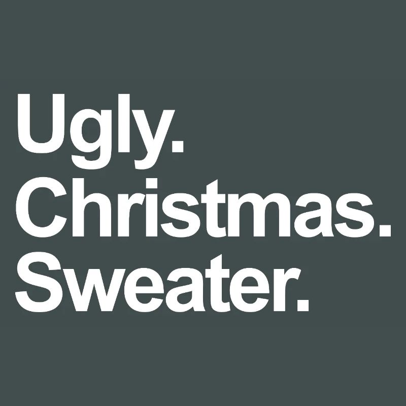 Pull de Noël moche