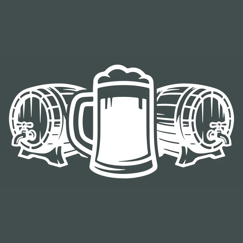 Bierfass Symbol Bier