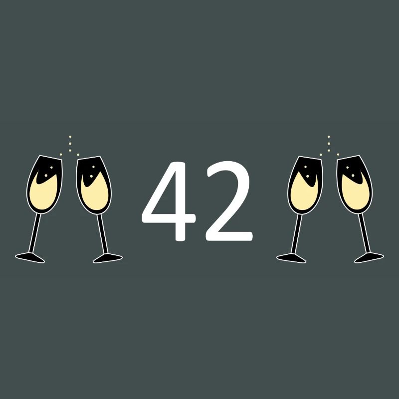 42e anniversaire 42 ans 42 ans numéro 42
