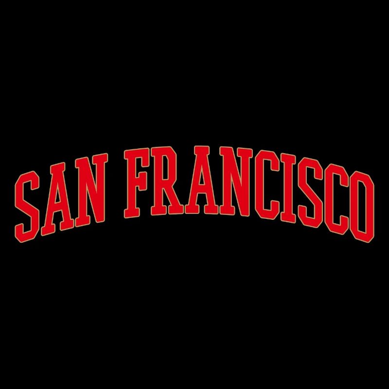 San Francisco Bogen Schriftzug