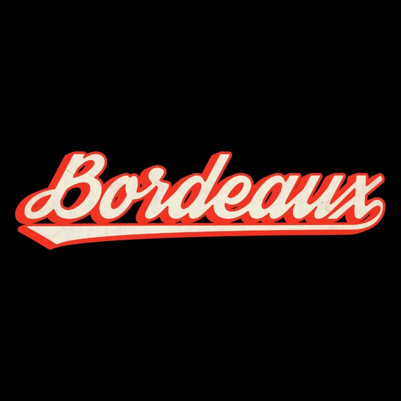 Lettrage rétro de Bordeaux