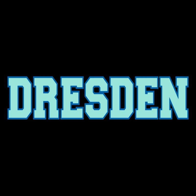 Dresden Blockschrift Outfitdesign