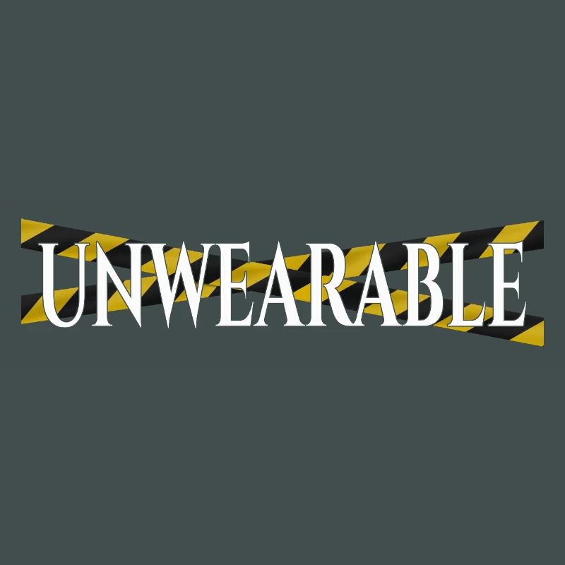 Untragbar – Statement-Design mit Warnband