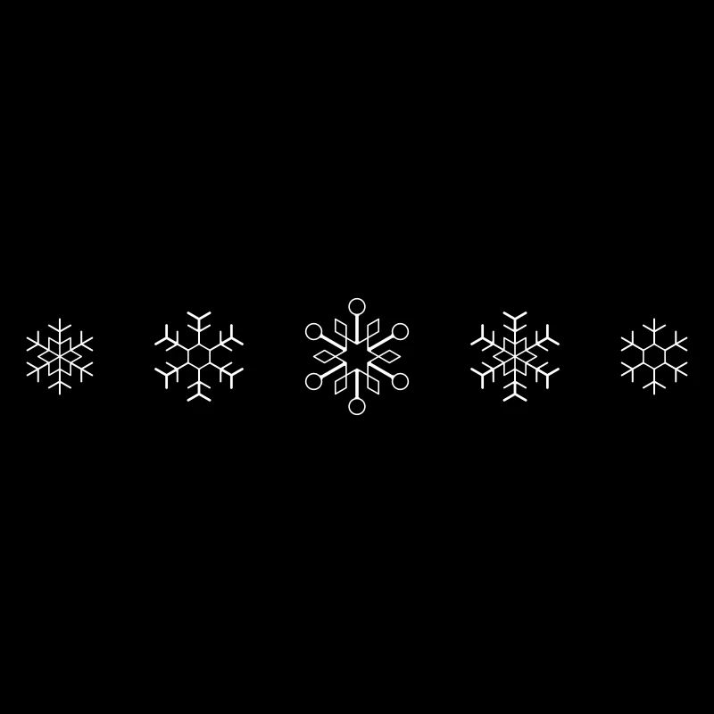 Five Snowflakes