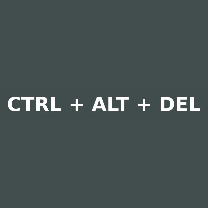 CTRL + ALT + DEL