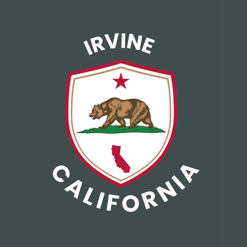 Emblème du bouclier d’ours d’Irvine, CA