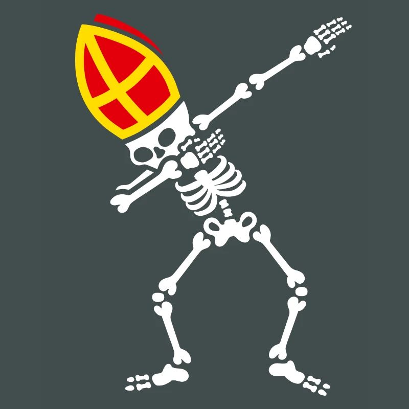 Dab Sinterklaas dab skeleton Saint dabbing dabbing