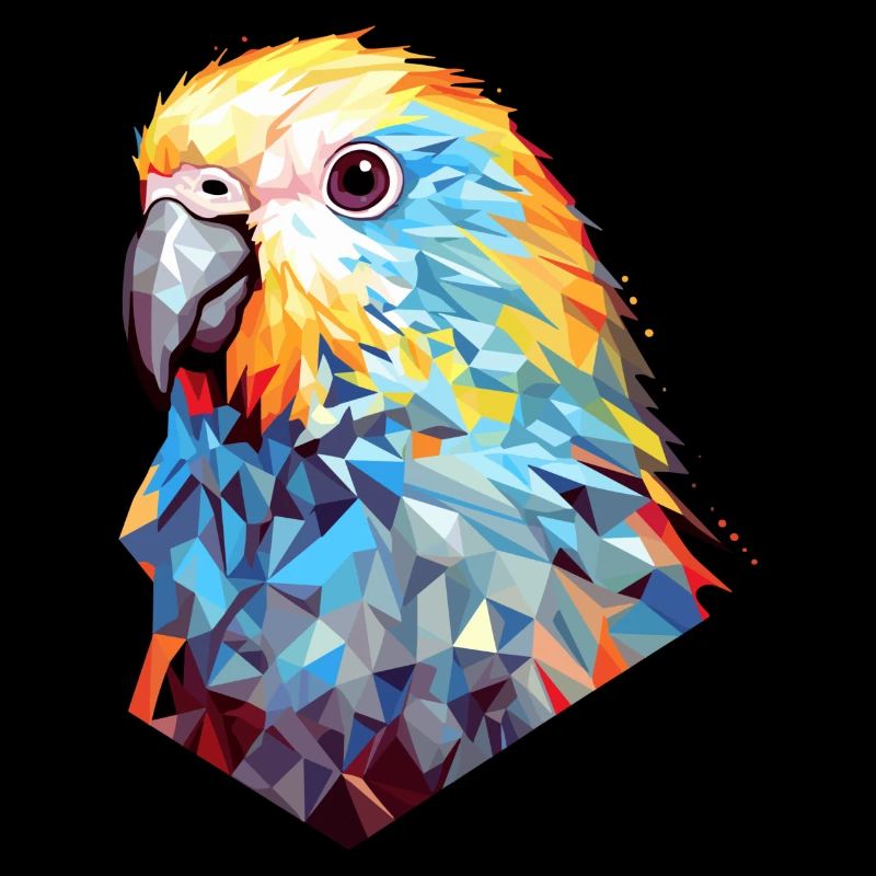 Budgie Polygon Bird Budgies