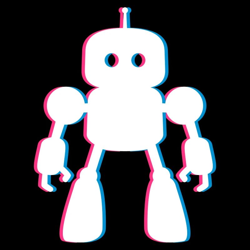 Robot 3D Effect – Future Meets AI Design