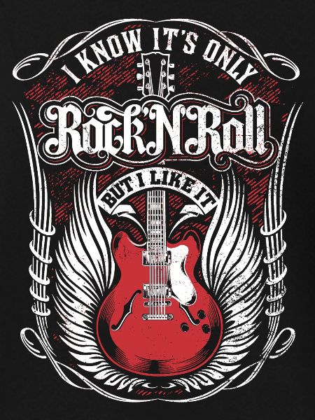 Inspirational Birthday Rock Guitar