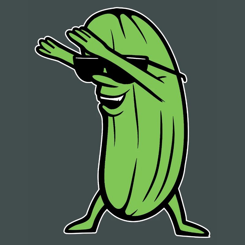 Dabbing Cucumber Dabbing Dab Dance Hip-Hop Dance Pose