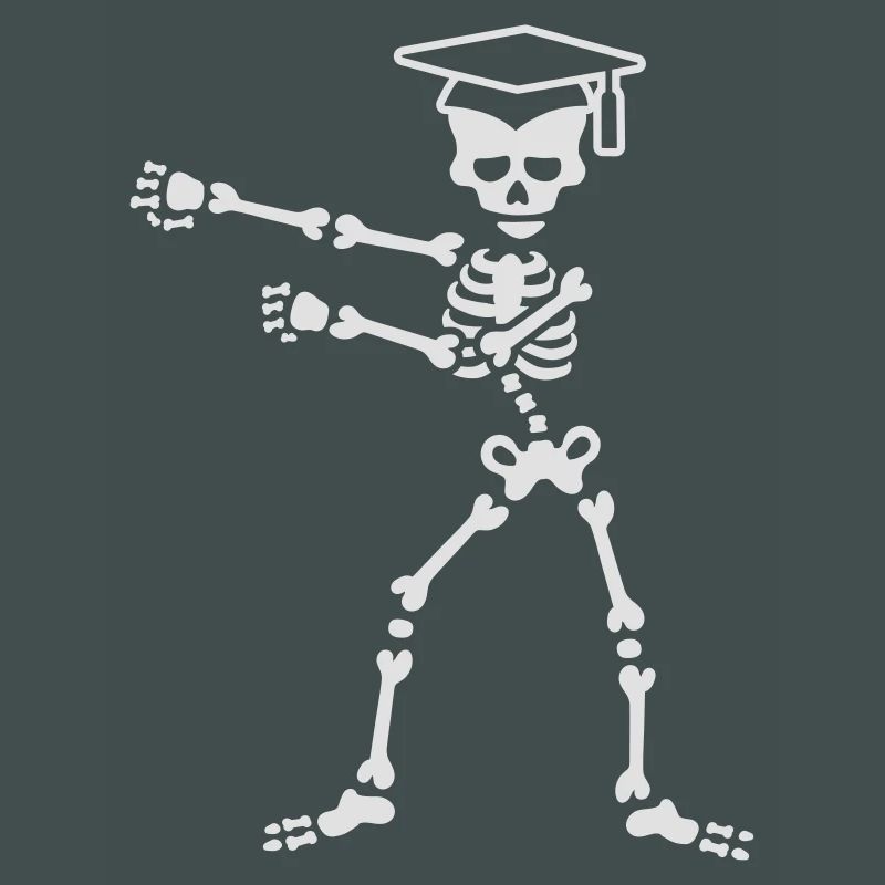 Graduation the floss dance flossing skeleton