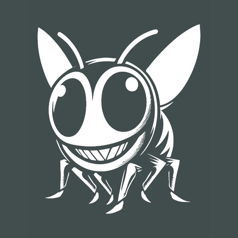 Funny Wasp Design – Comic Fun